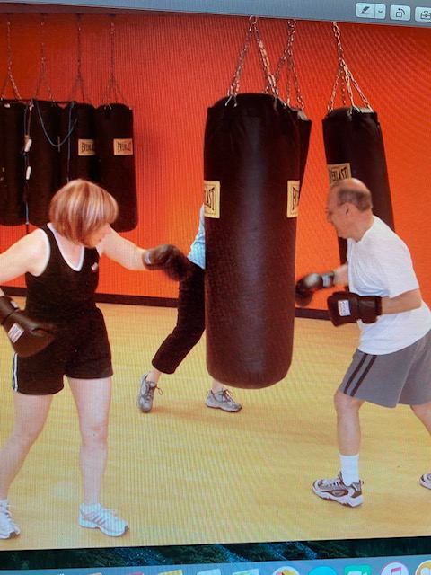 Boxing class in action at Rochester School of Fitness
